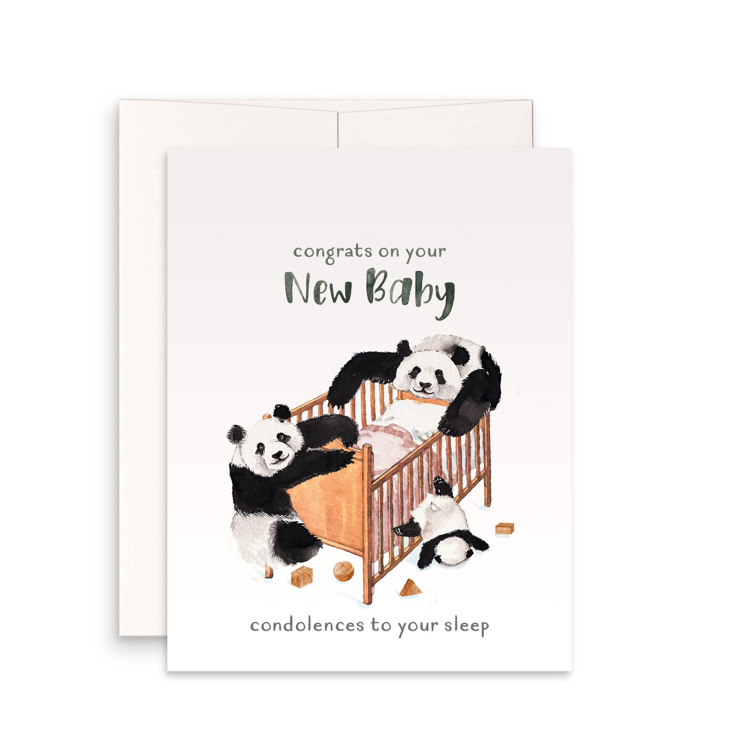 Pug New Baby Shower Card Funny - Shit Just Got Real - Congratulations For New  Mom Gifts – Liyana Studio