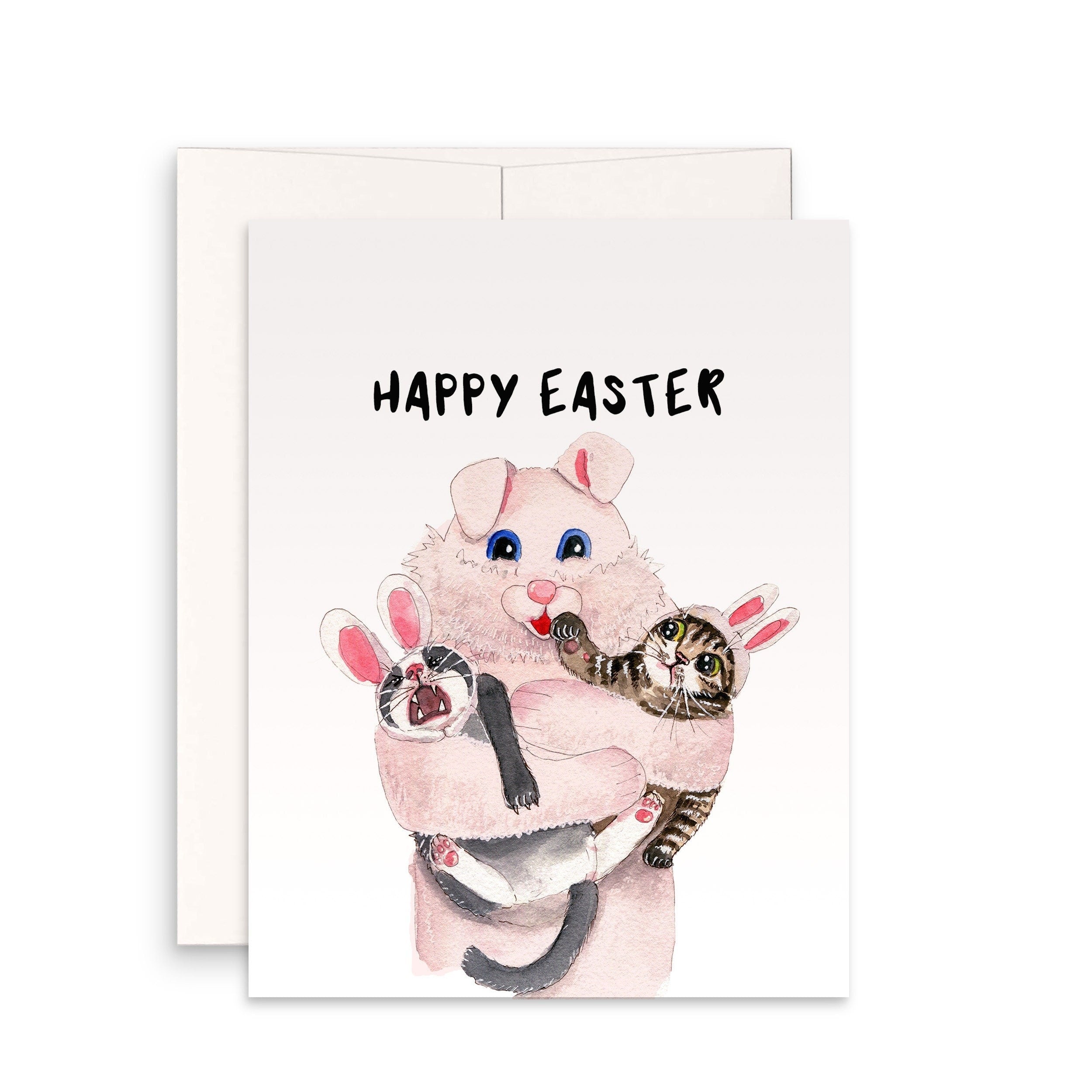 Funny Best Fishes for a Happy Easter 3D Stand up Bunny Fish Greeting Card, Funny  Easter Gift, Gift for Friends, Family and Coworkers 