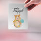 Hamster Funny Engagement Card - You Are Engaged Diamond Ring