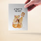 Hamster A Toast To The Host - Shower Hostess Thank You Card Funny