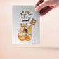 Hamster Cute Mothers Day Card Funny - Toast For Raisin Me - Happy Mother's Day Gift From Daughter